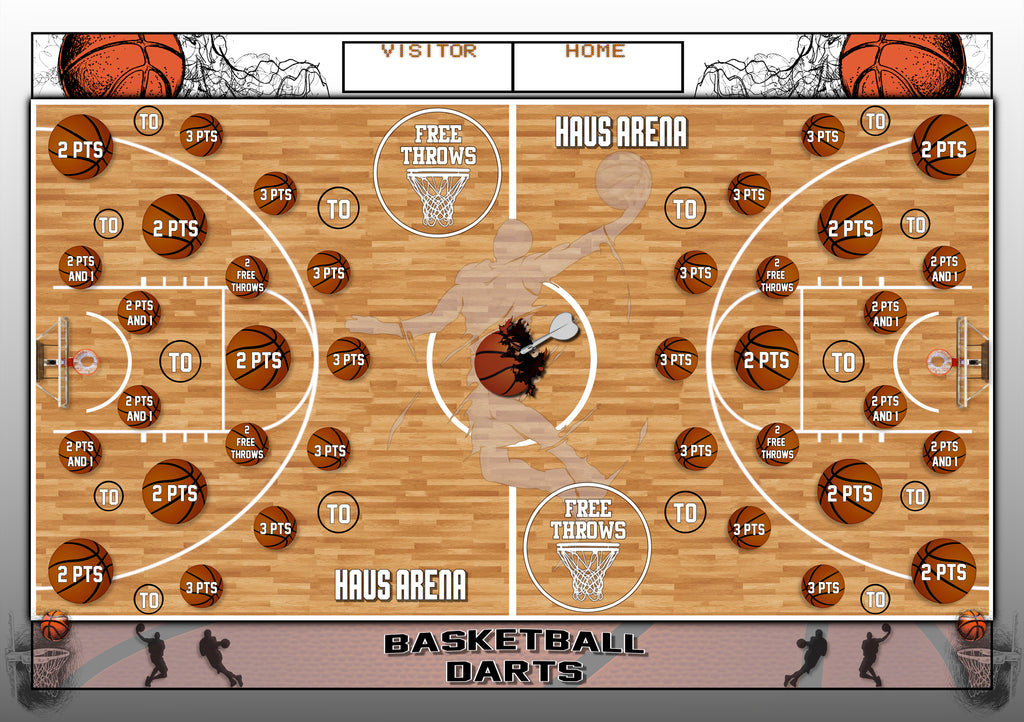 Magnetic Basketball Dart Board 🏀