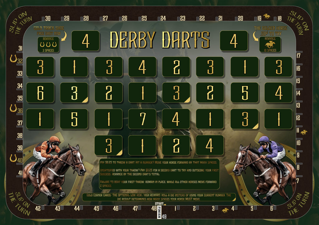 Magnetic Derby Dart Board 🐎