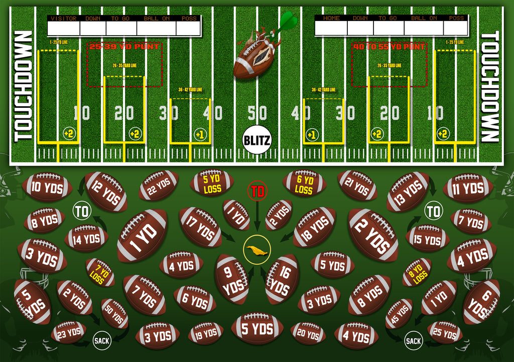 Magnetic Football Dart Board 🏈