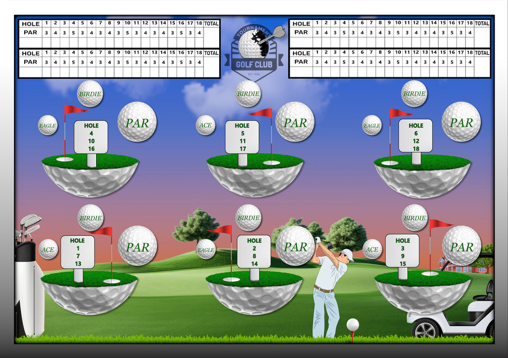 Magnetic Golf Dart Board ⛳
