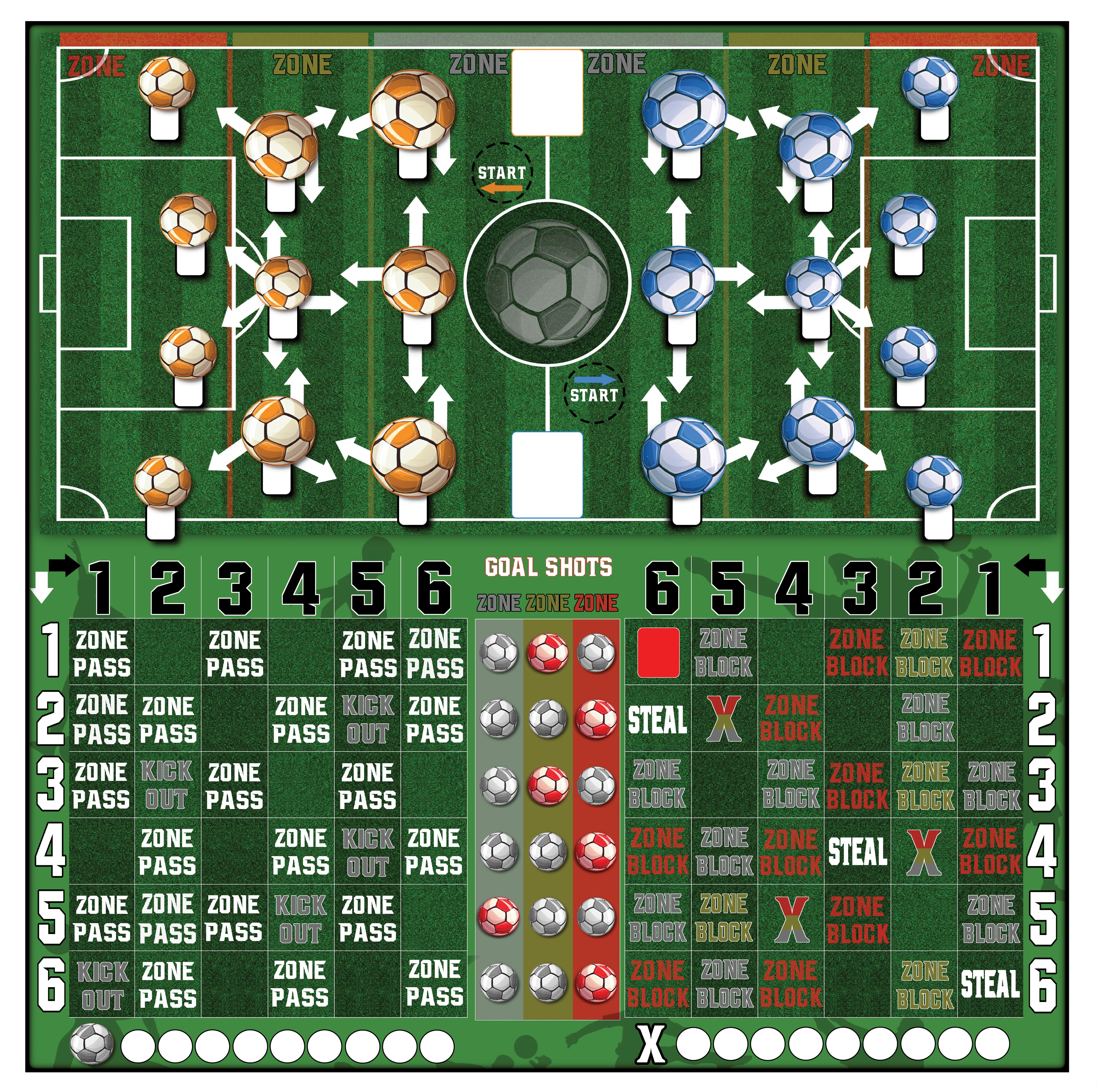 Soccer Dice