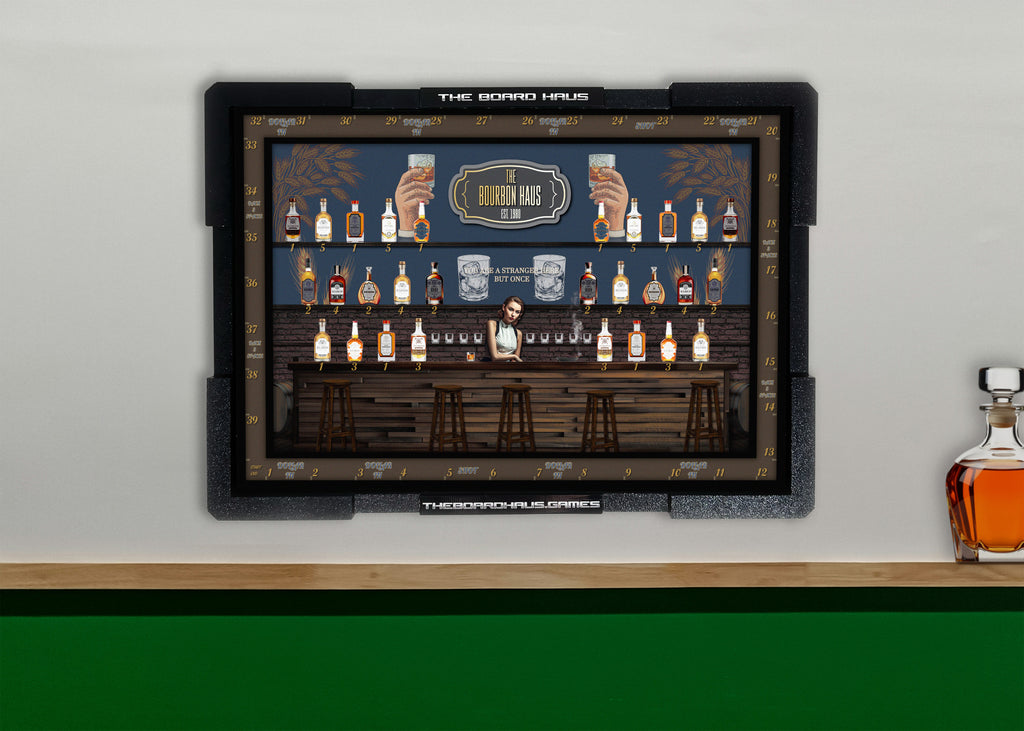 Magnetic Bourbon Haus Dart Board 🥃