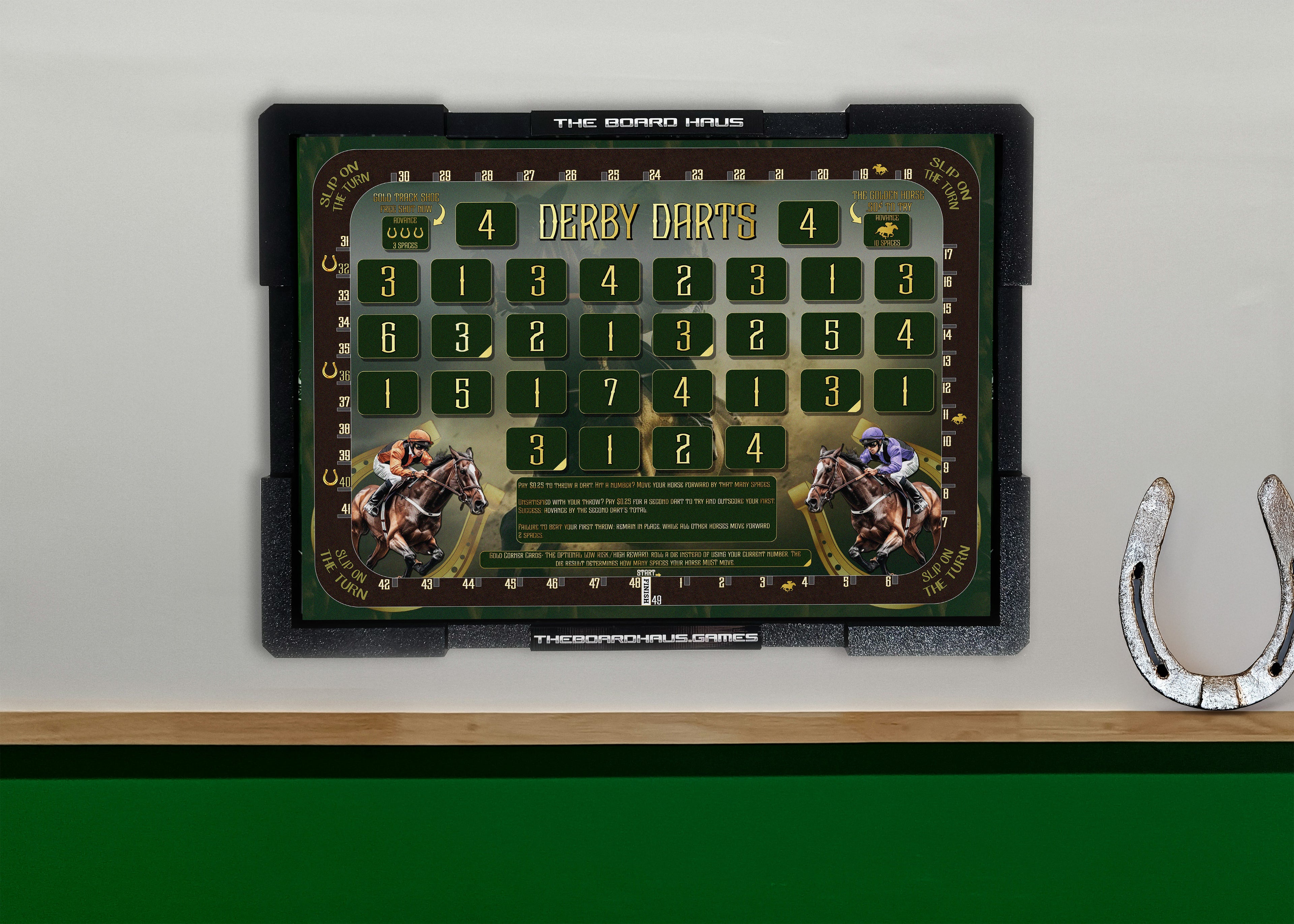 Magnetic Derby Dart Board 🐎