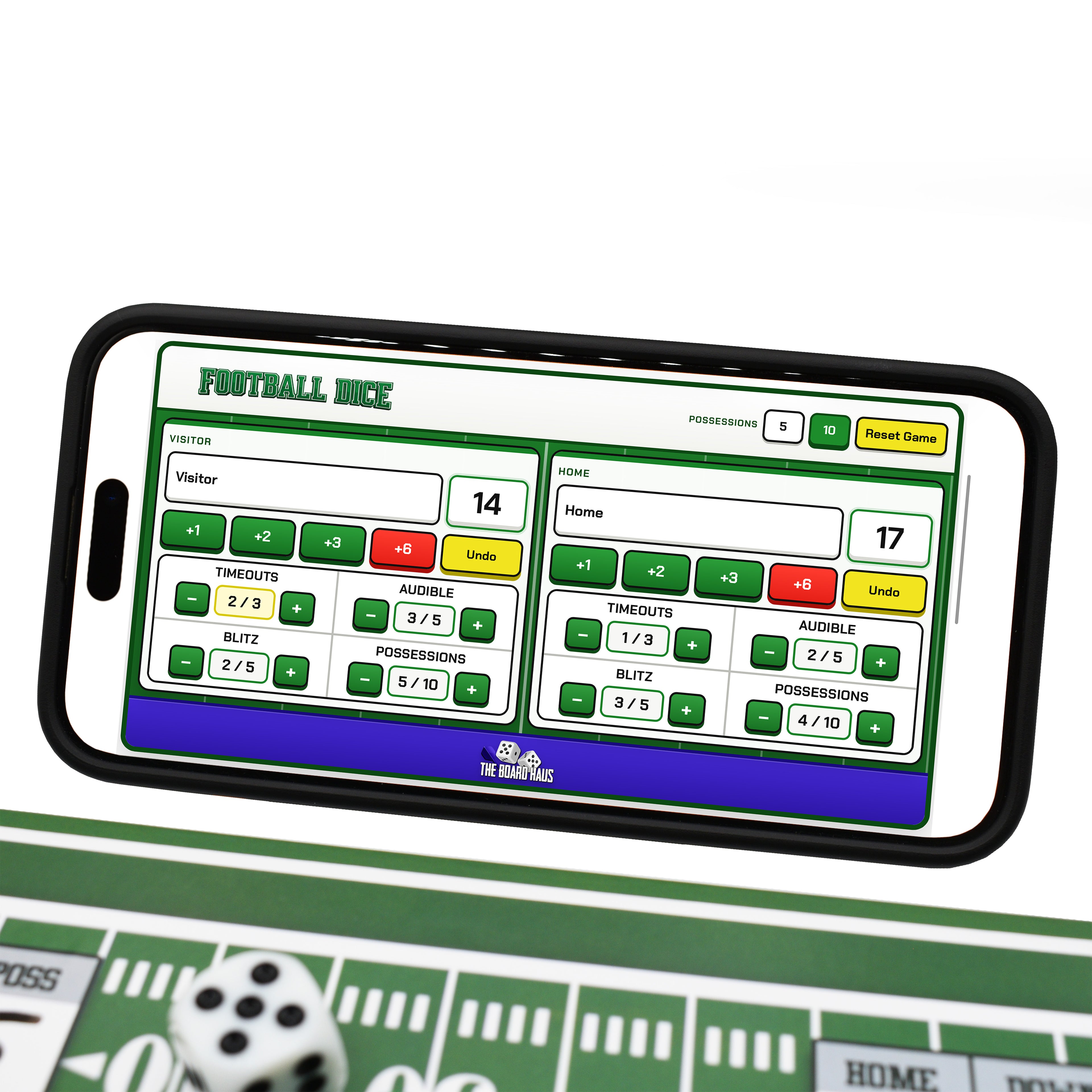 Football Dice Game – Tabletop Football Board Game