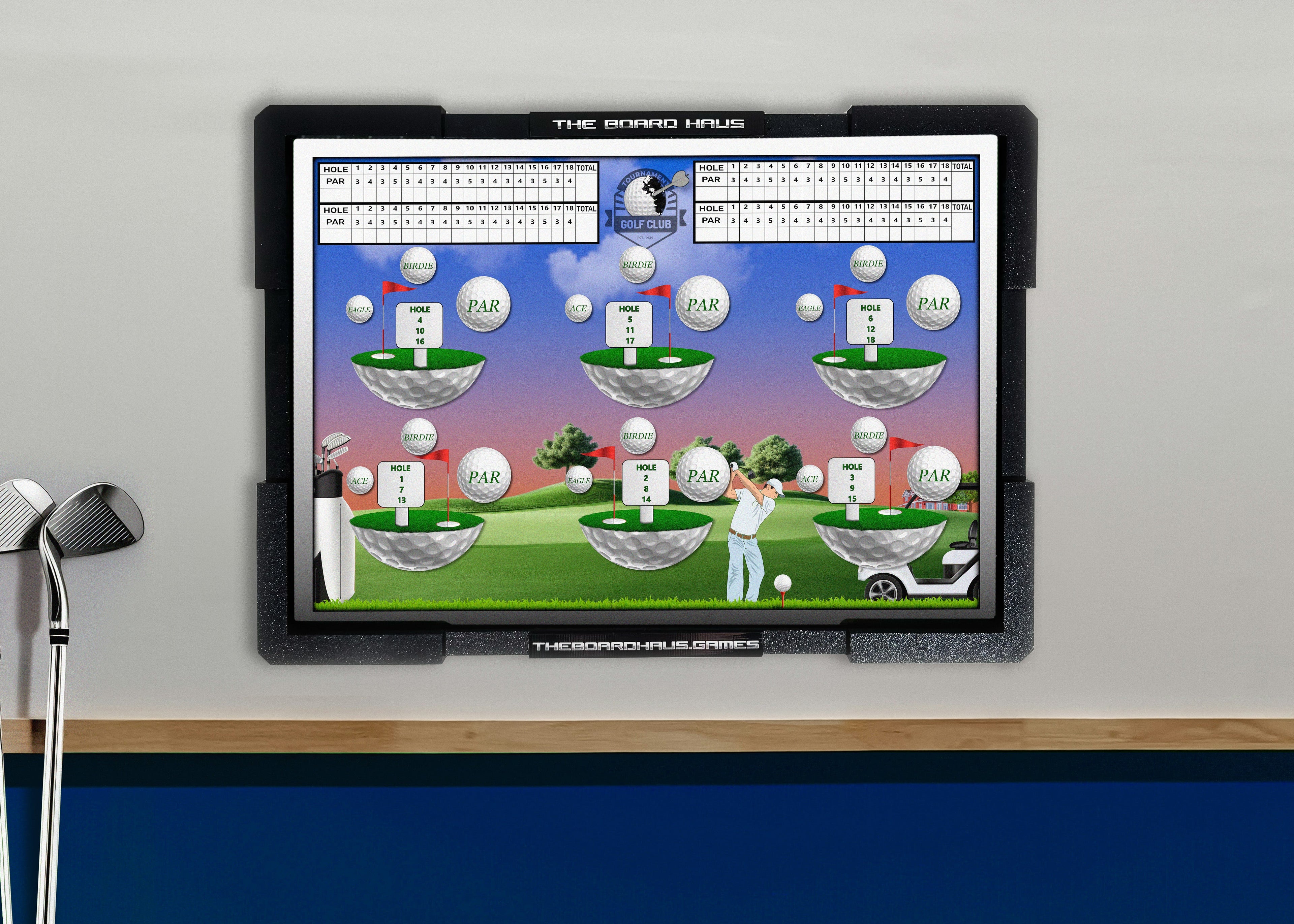 Magnetic Golf Dart Board ⛳
