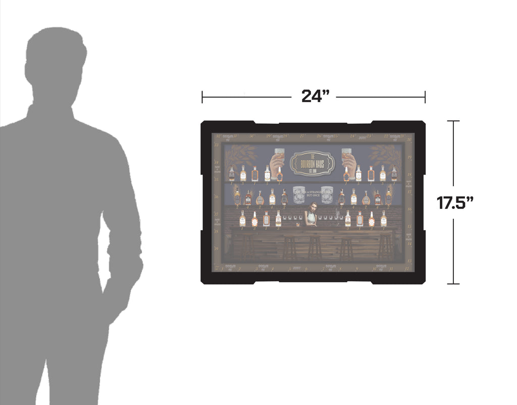 Magnetic Bourbon Haus Dart Board 🥃